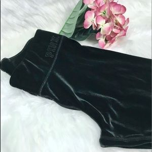 NWOT 🌸 PINK Victoria’s Secret Velvet Leggings